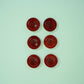 Amber 3/4" Corozo Nut Buttons