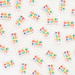 Made by Auntie Woven Sewing Labels Rainbow Colors