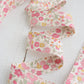 2.5" Bias Quilt Binding Pink Floral Premade Cotton Binding