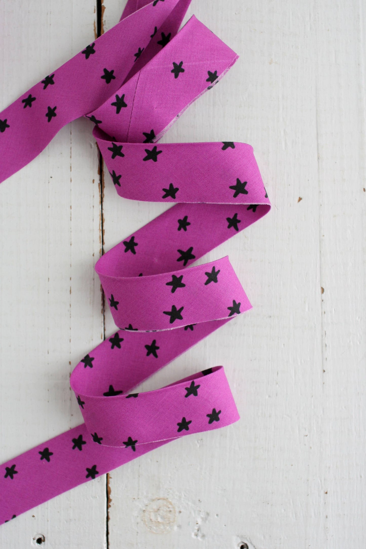 2.5" Bias Quilt Binding – Starry Witchy, Purple Halloween