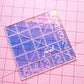 Charm square ruler