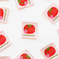 Tomato Pincushion Handmade Large Woven Labels