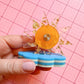 Sun and clouds thread cutter