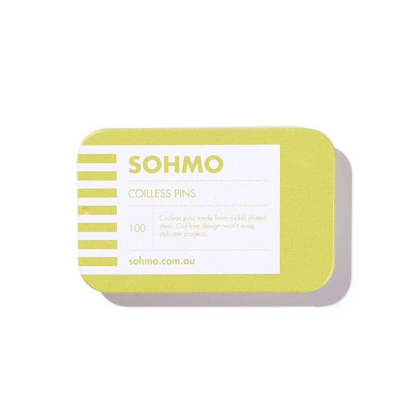 SOHMO Coilless Pins — Snag-Free Safety Pins for Knitting, Crochet & Sewing