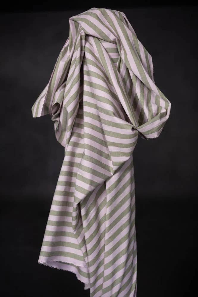 Cecily Cotton/Linen Stripe
