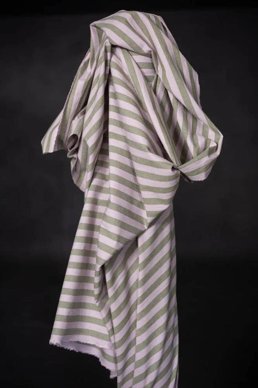 Cecily Cotton/Linen Stripe