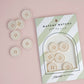 Cream Puff Retro Buttons