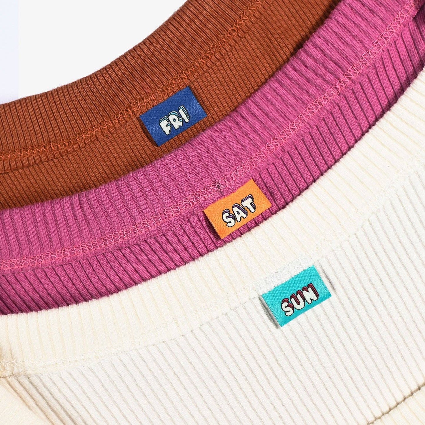 MON 2 SUN Woven Labels