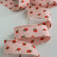 2.5" Bias Quilt Binding - Pink Strawberry, Sewing Notions