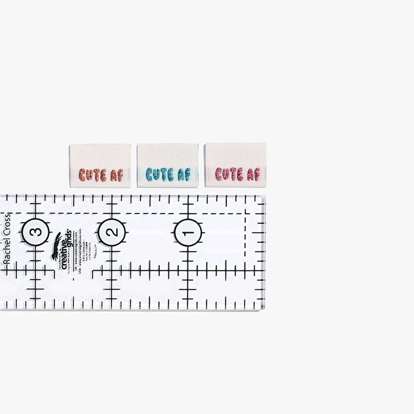 Cute AF! Woven Labels
