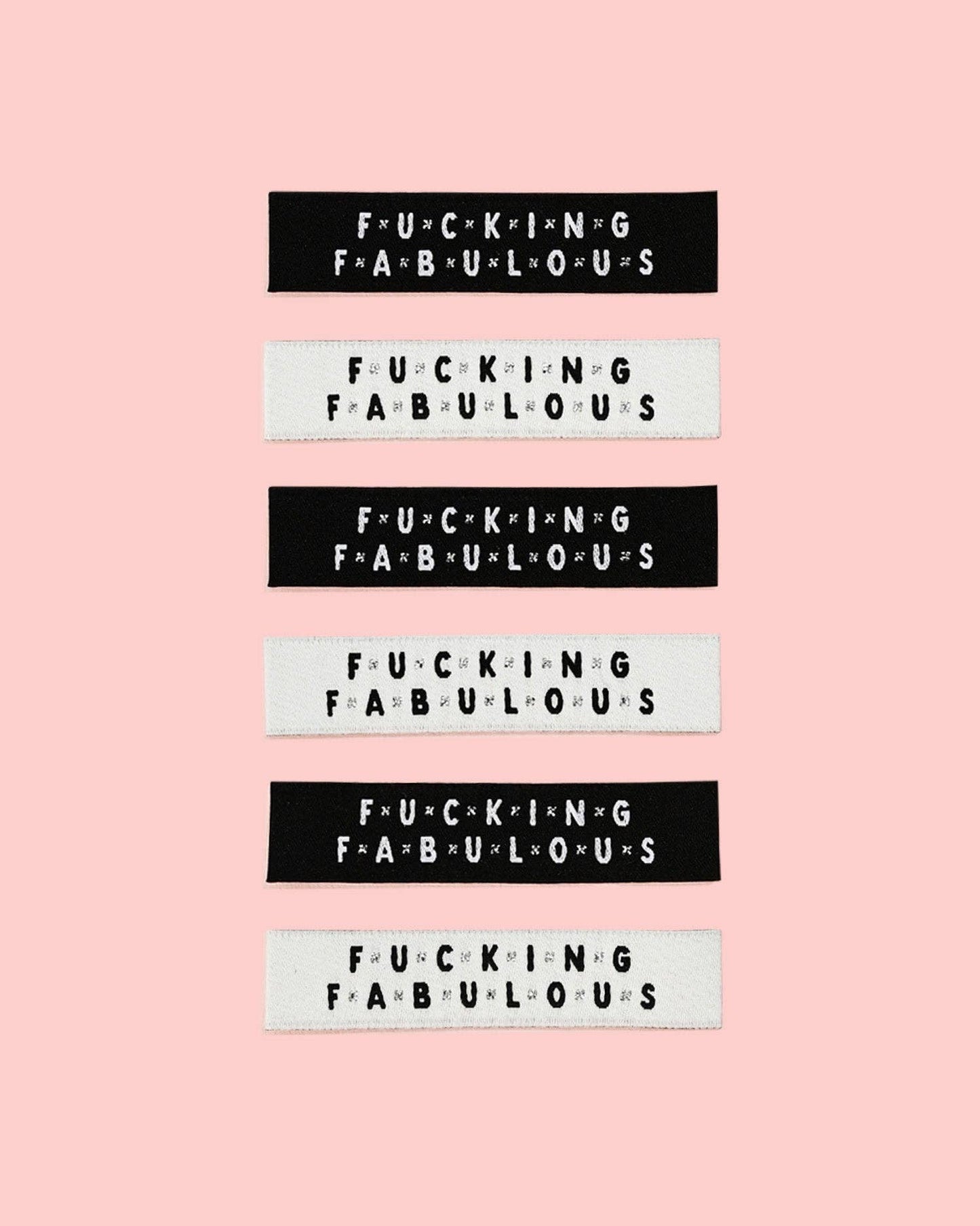 Fucking Fabulous Woven Labels