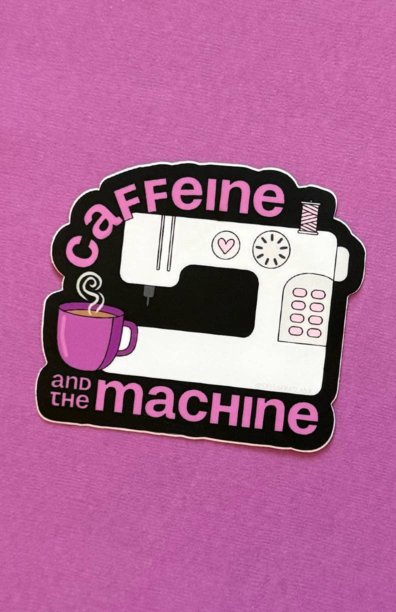 Caffeine & the Machine Sticker