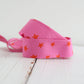 2.5" Bias Quilt Binding, Starry Vivid Pink, Baby Quilt Trim