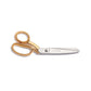 SOHMO Left-Handed Tailoring Shears 8" - Handmade in Italy, 24k Gold-Plated Handles