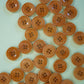Caramel 3/4" Corozo Nut Buttons