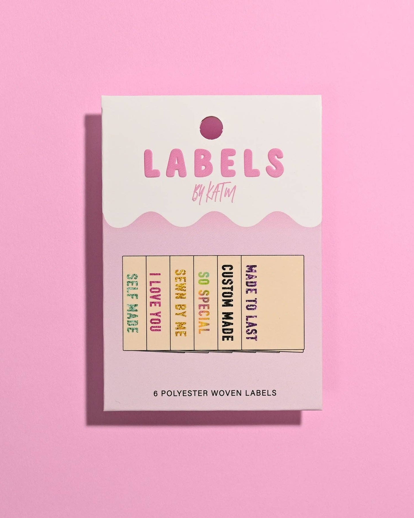 Metallic Side Seam (Cream) Woven Labels