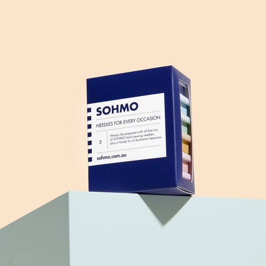 SOHMO Complete Hand Sewing Needle Collection - All 5 Types, Plus Beeswax | Save $15.70