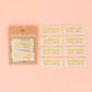 Handmade with Love Gold Woven Labels