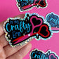 In My Crafty Era Sticker